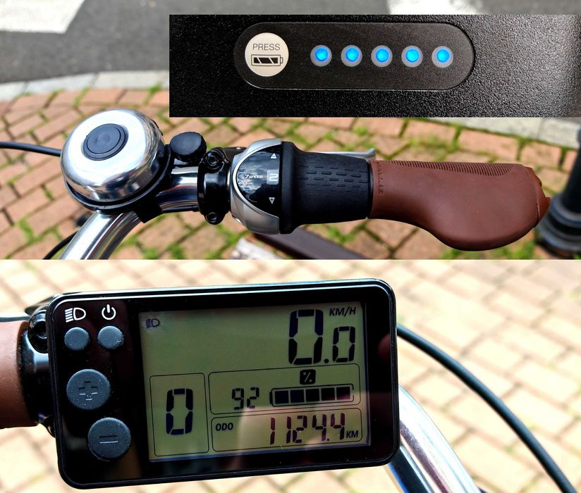 Rower Elektryczny Elops Smart 920E Connect HF Rama L 28'' Rach GW !!