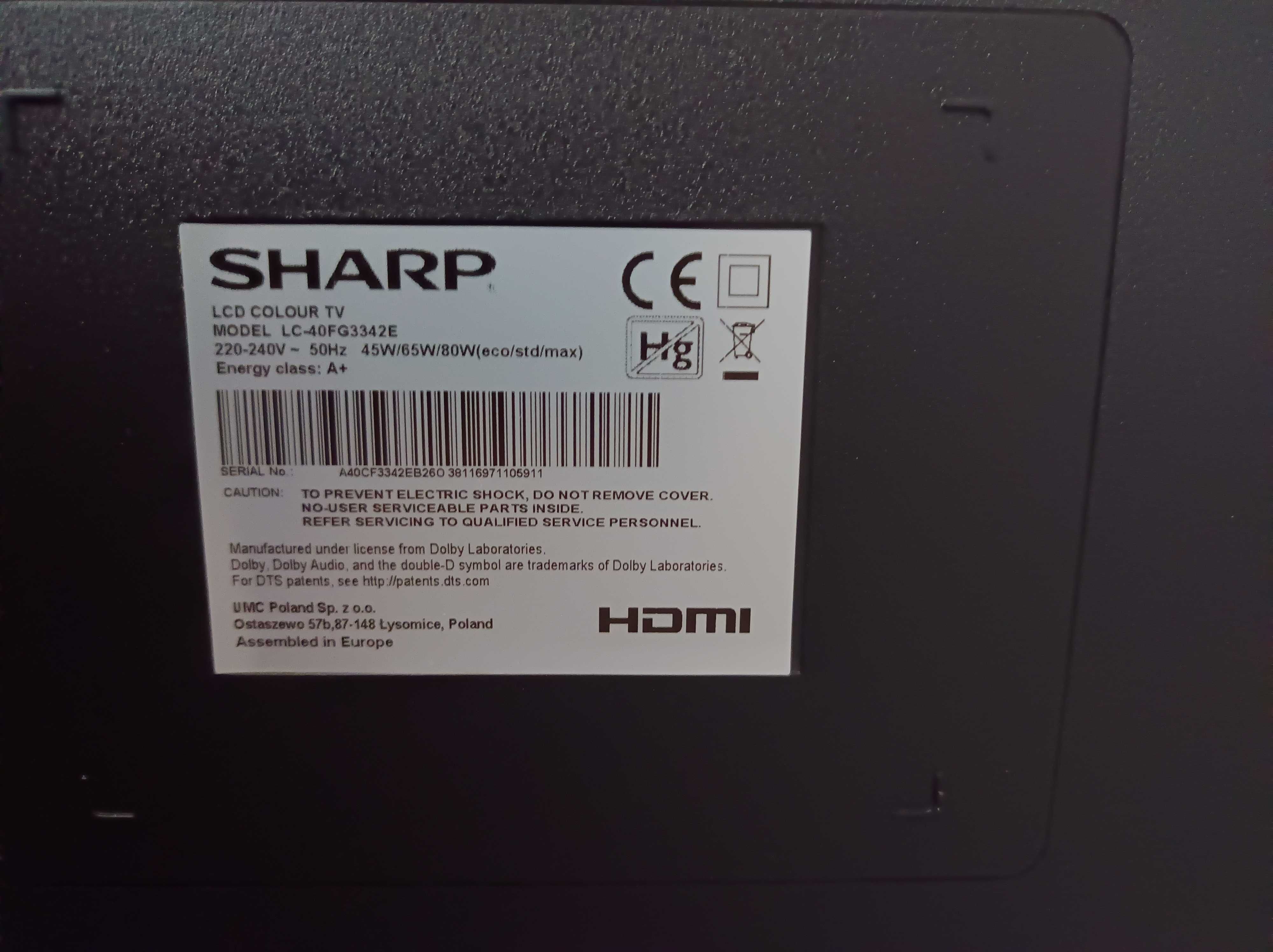 Telewizory Sharp 40