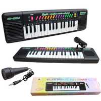 Keyboard organy 32 klawisze dla dzieci na baterie mikrofon No.: 6832
