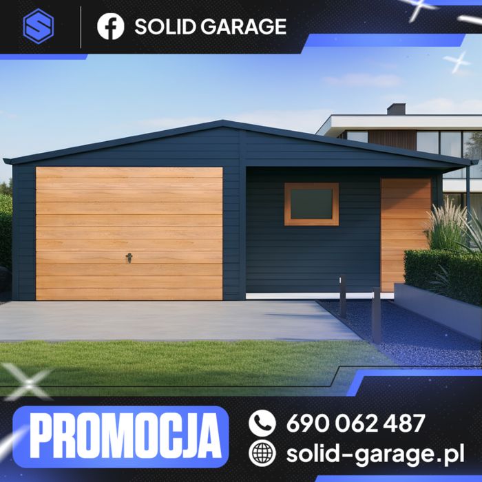 Domek blaszany domek narzędziowy garaz blaszany 6x6m na wymiar