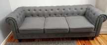 Sofa Chesterfield 3 osobowa jak nowa
