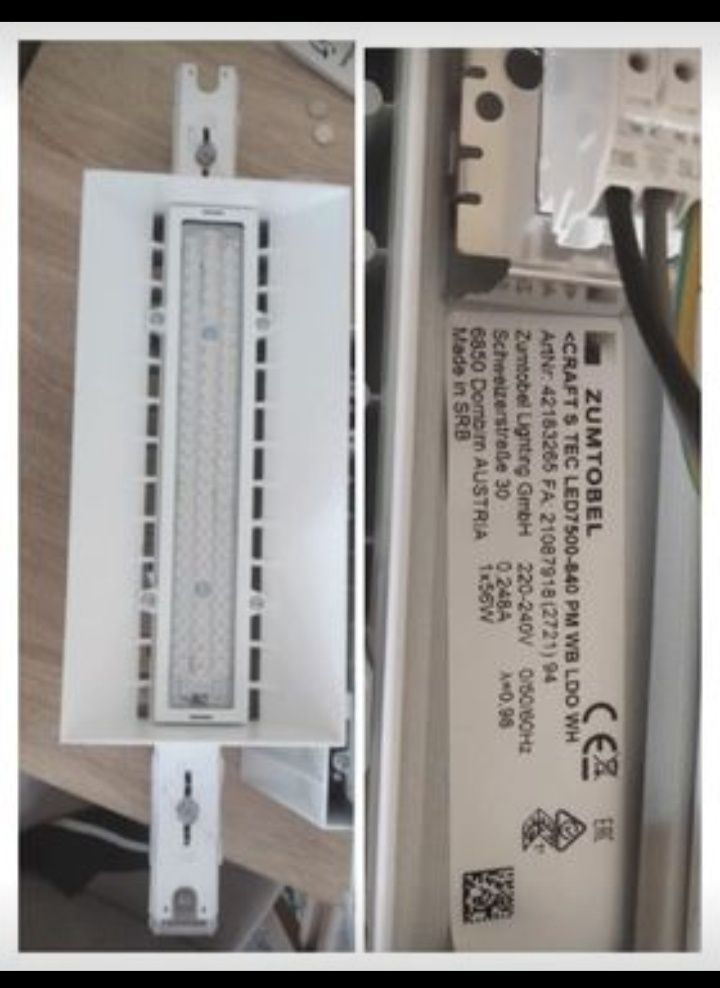 Lampy zumtobel Craft s tec led