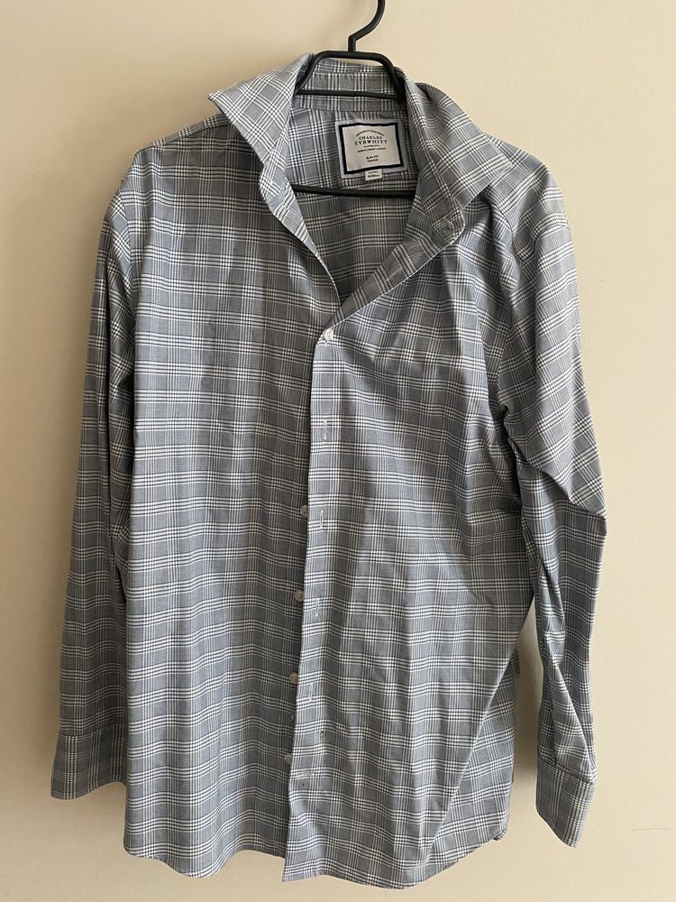 Charles tyrwhitt koszula męska w kratę M slim