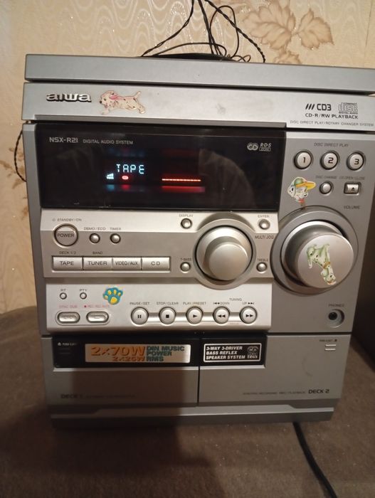 Продам музыкальный центр Aiwa  AUX