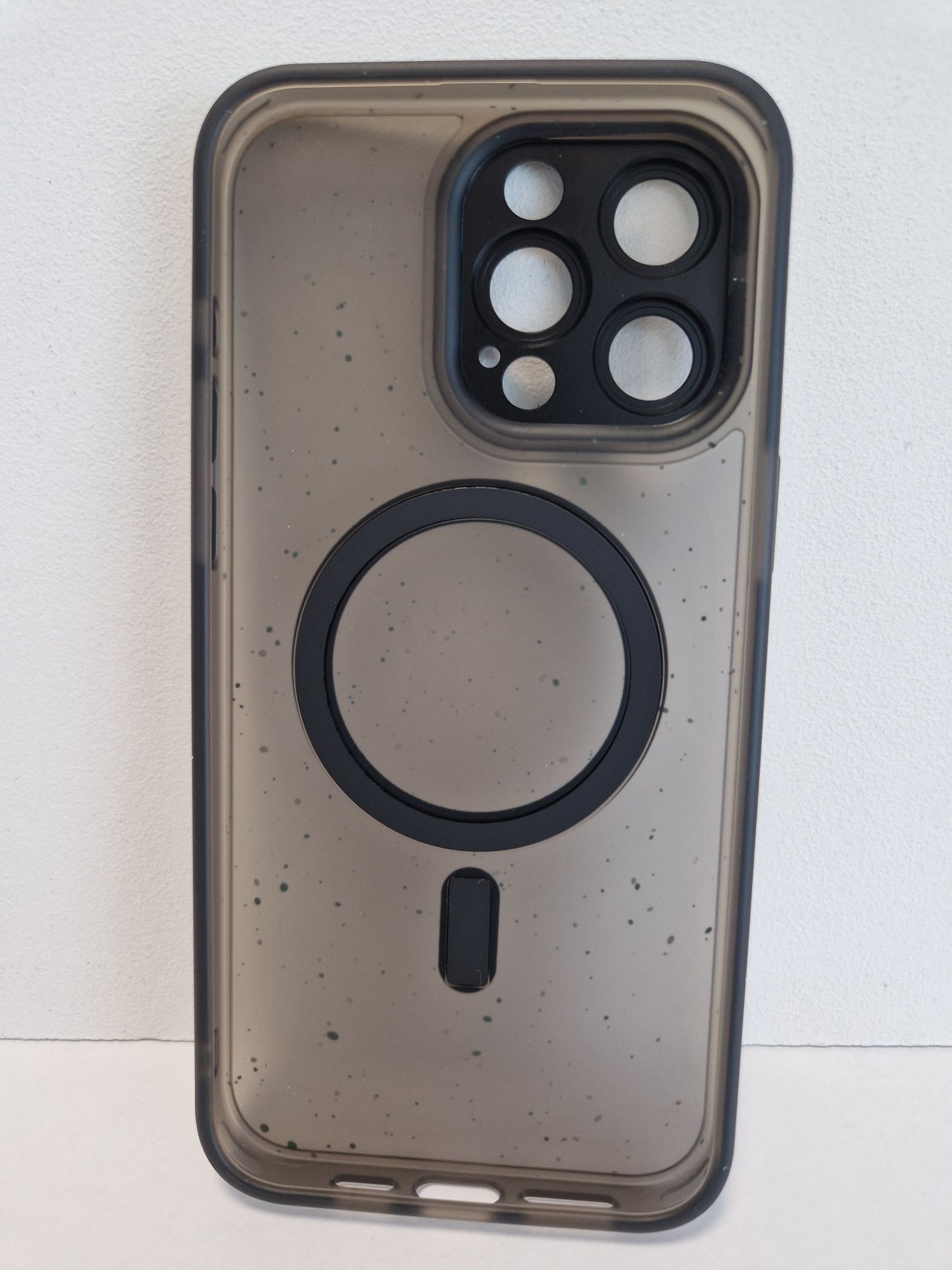 Tel Protect Magnetic Splash Frosted Case do Iphone 15 Pro Czarny