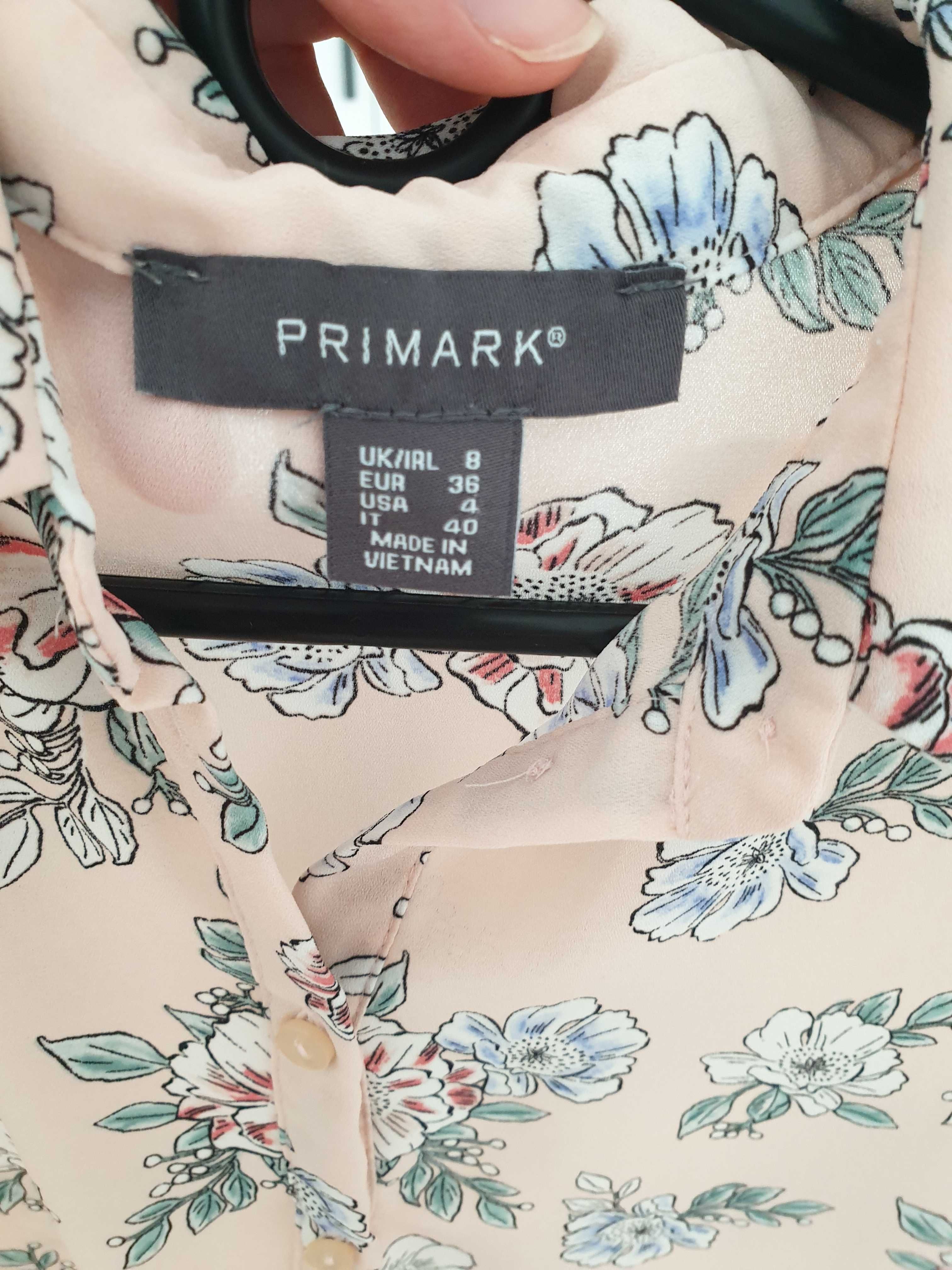 Bluzka koszula Primark w kwiaty, rozmiar 36, NOWA