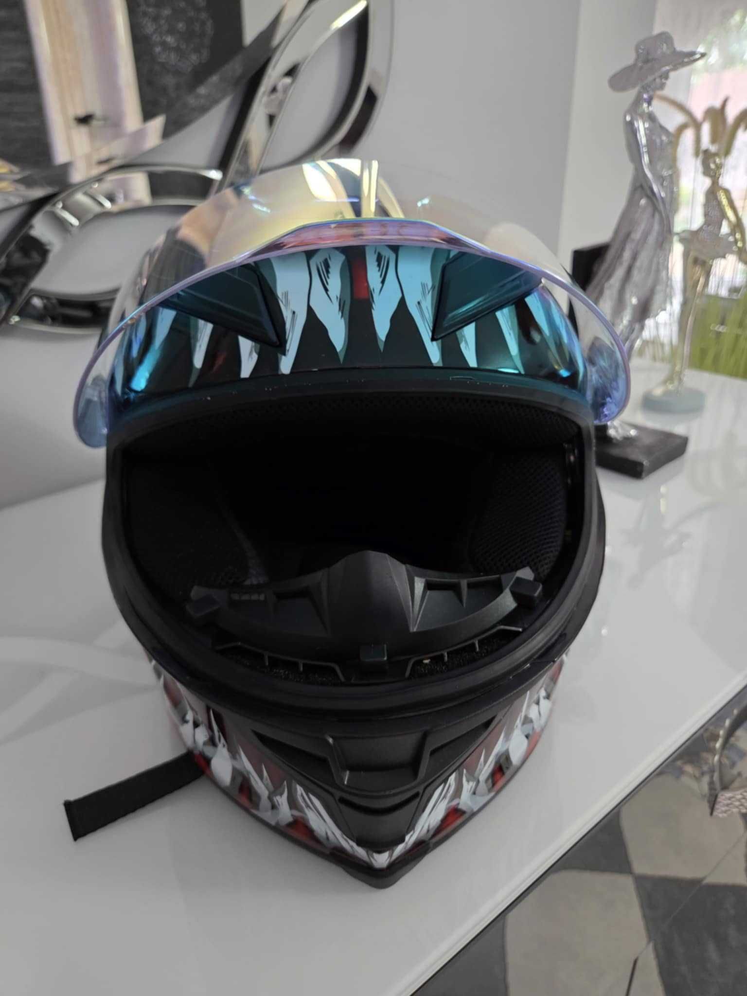 Kask Motocyklowy Skuter Nitrinos S 55-56 Venom