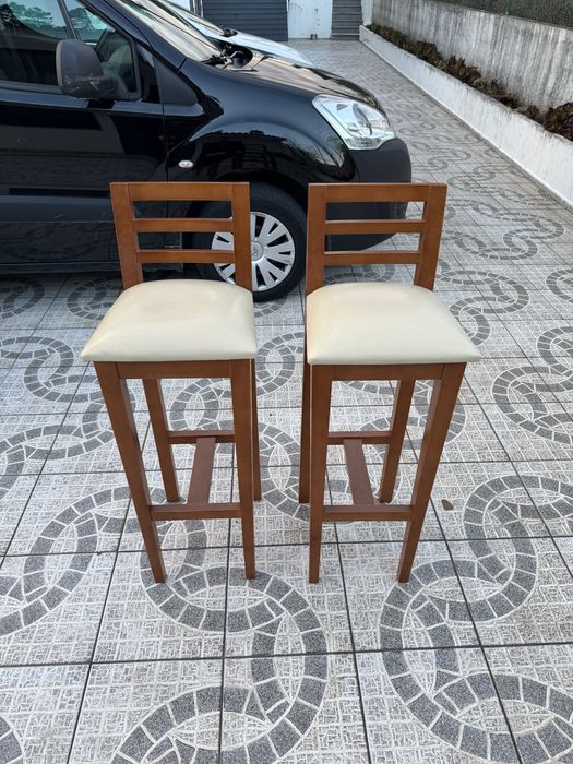 Cadeiras de Bar almofadadas