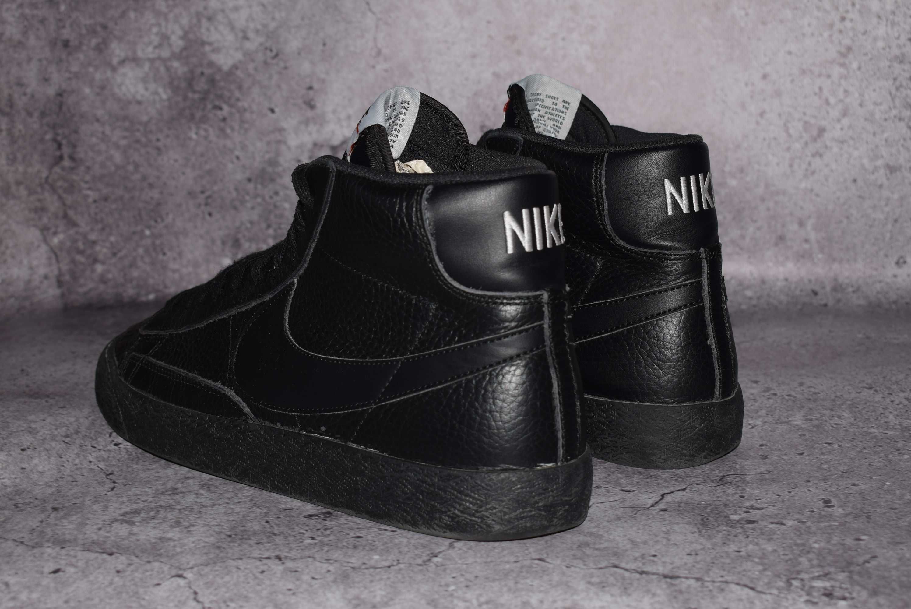 Nike Blazer Mid Premium (Мужские Кожаные Кроссовки Найк Блейзер )