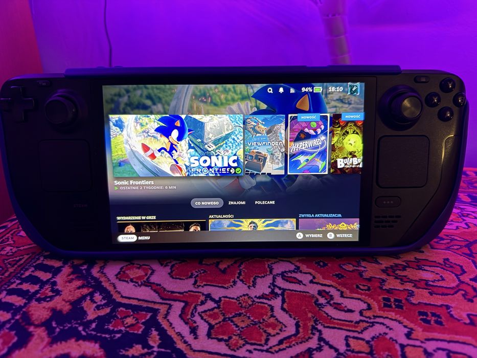 Steam Deck OLED 1TB - konsola przenośna - najbogatszy model.