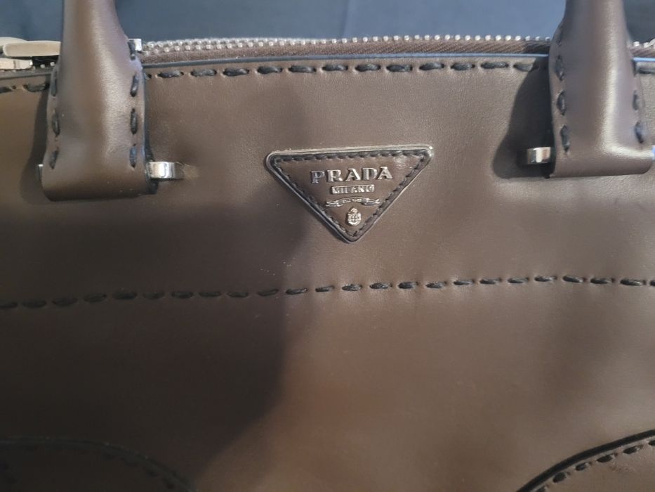 Elegancka skórzana torba Prada stan idealny ORYGINAŁ