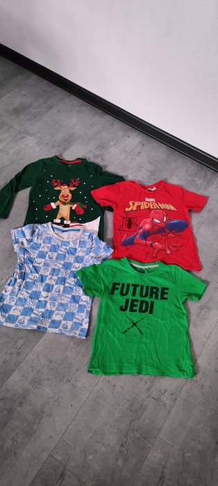 Koszulki t-shirty Spiderman rozm.122 Markowe stan idealny