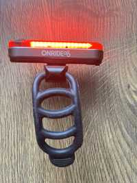Мигалка, заднє світло-стоп Onride для велосипеду, micro-USB