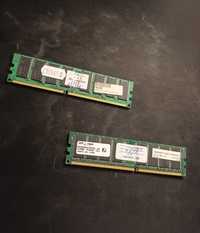Memória RAM Elixir e Bit4Ram 512MB DDR PC400 SDRAM CL3