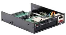 [Usado] Leitor de Cartões e USB e 2.5 Drive Bay Scythe Kama Rack