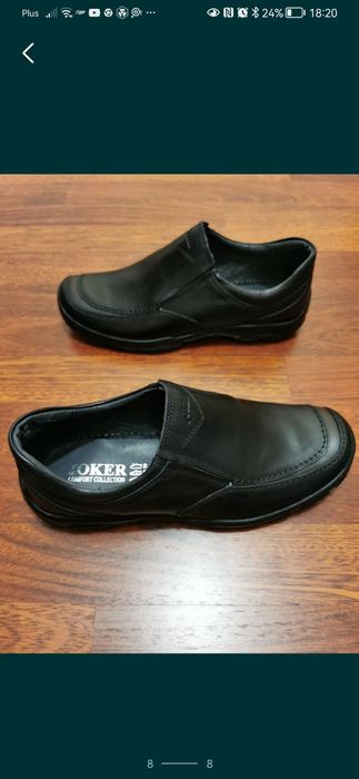 Skórzane Wsuwane Buty Męskie Joker Lekkie Wygodne Comfort