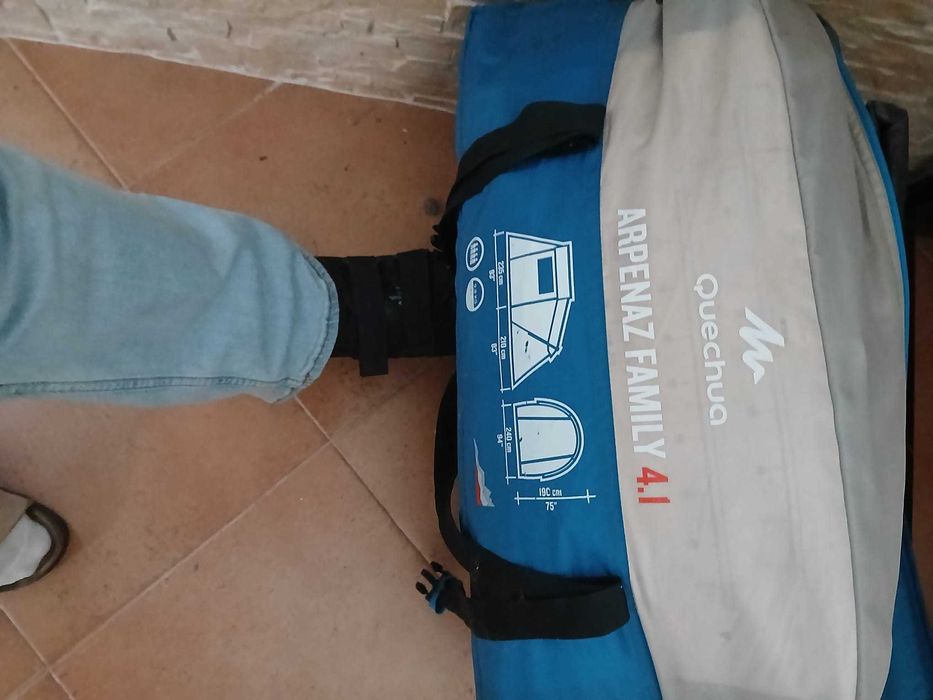 Tenda de campismo com 2 quartos