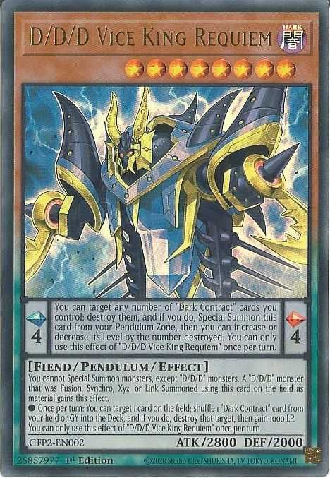 Karta YUGIOH D/D/D Vice King Requiem HOLO