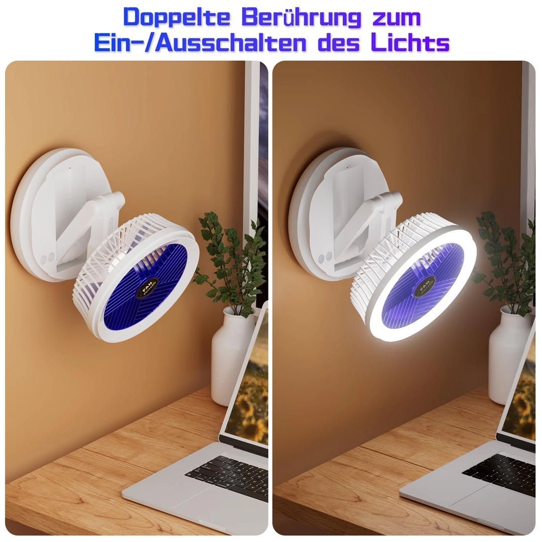 Super wentylator podręczny stacjonarny bezprzewodowy USB, nowy Wrocław