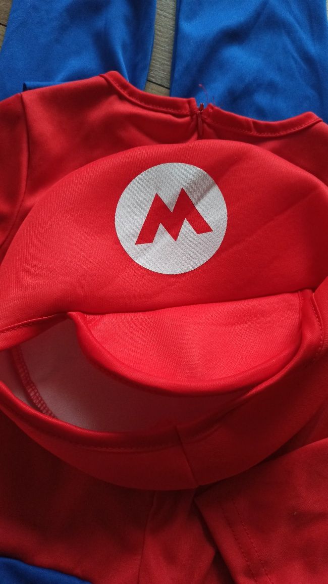 Strój kostium bal Super Mario r. 110