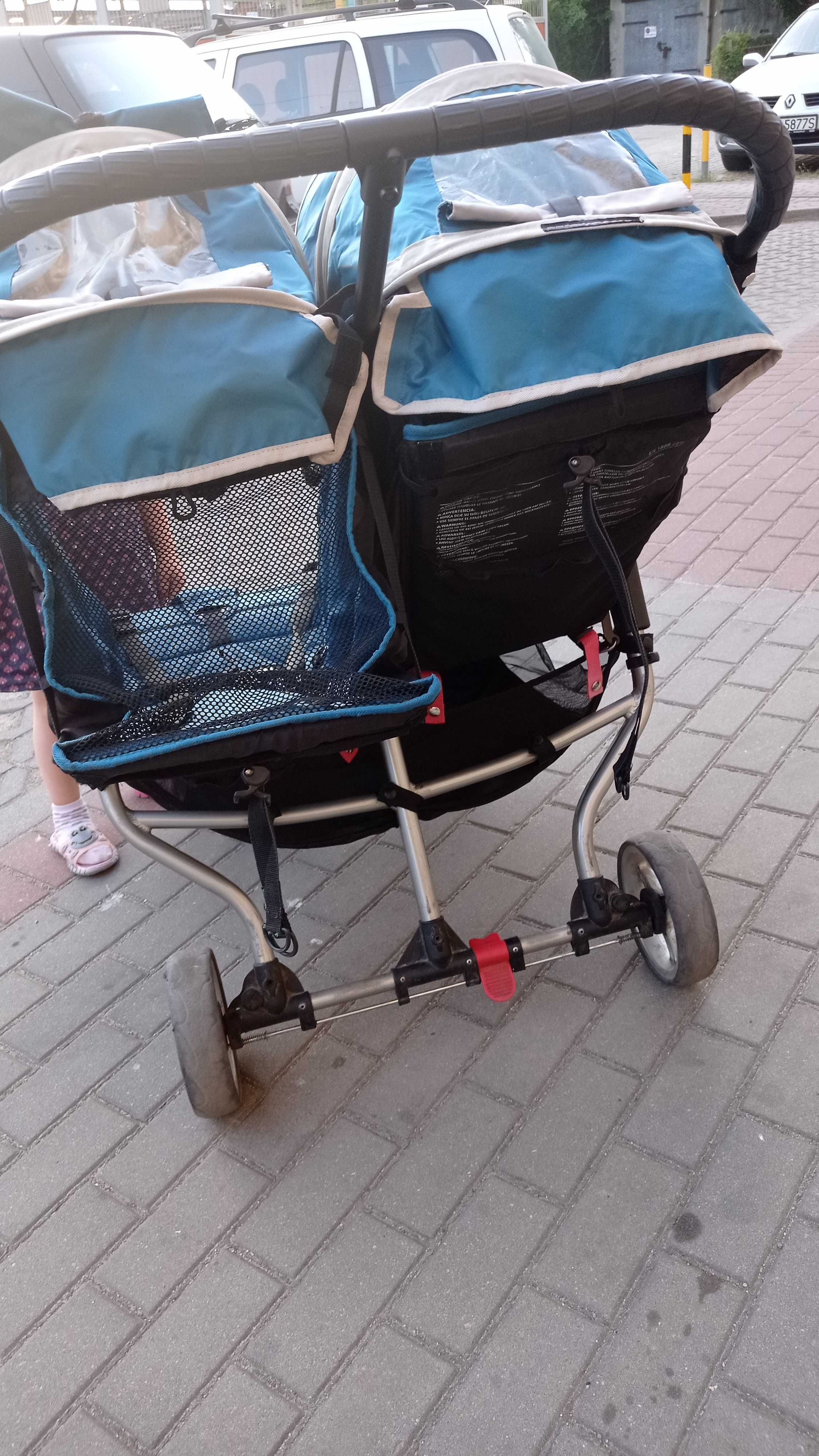 Wózek bliźniaczy baby jogger mini city