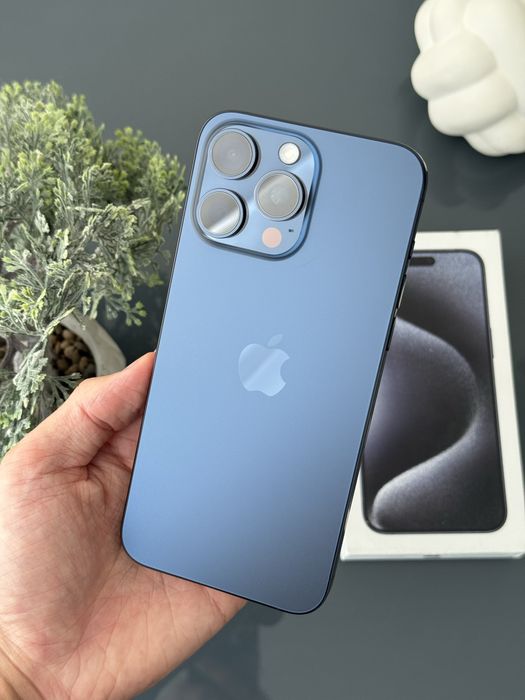 iPhone 15 Pro Max 512gb Blue Neverlock Айфон АКБ 87% Обмін