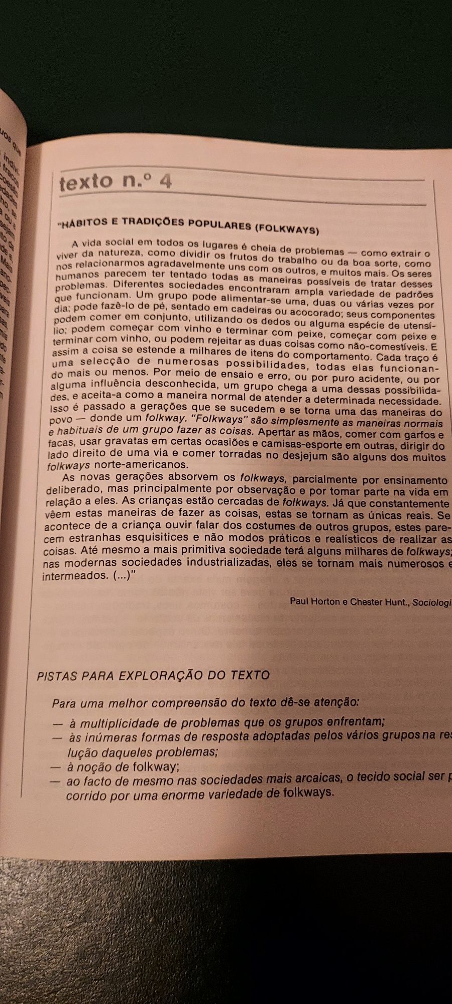 Sociologia da Texto Editora