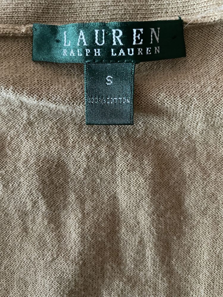 Sweter rozpinany kardigan z kieszeniami Ralph Lauren rozmiar S