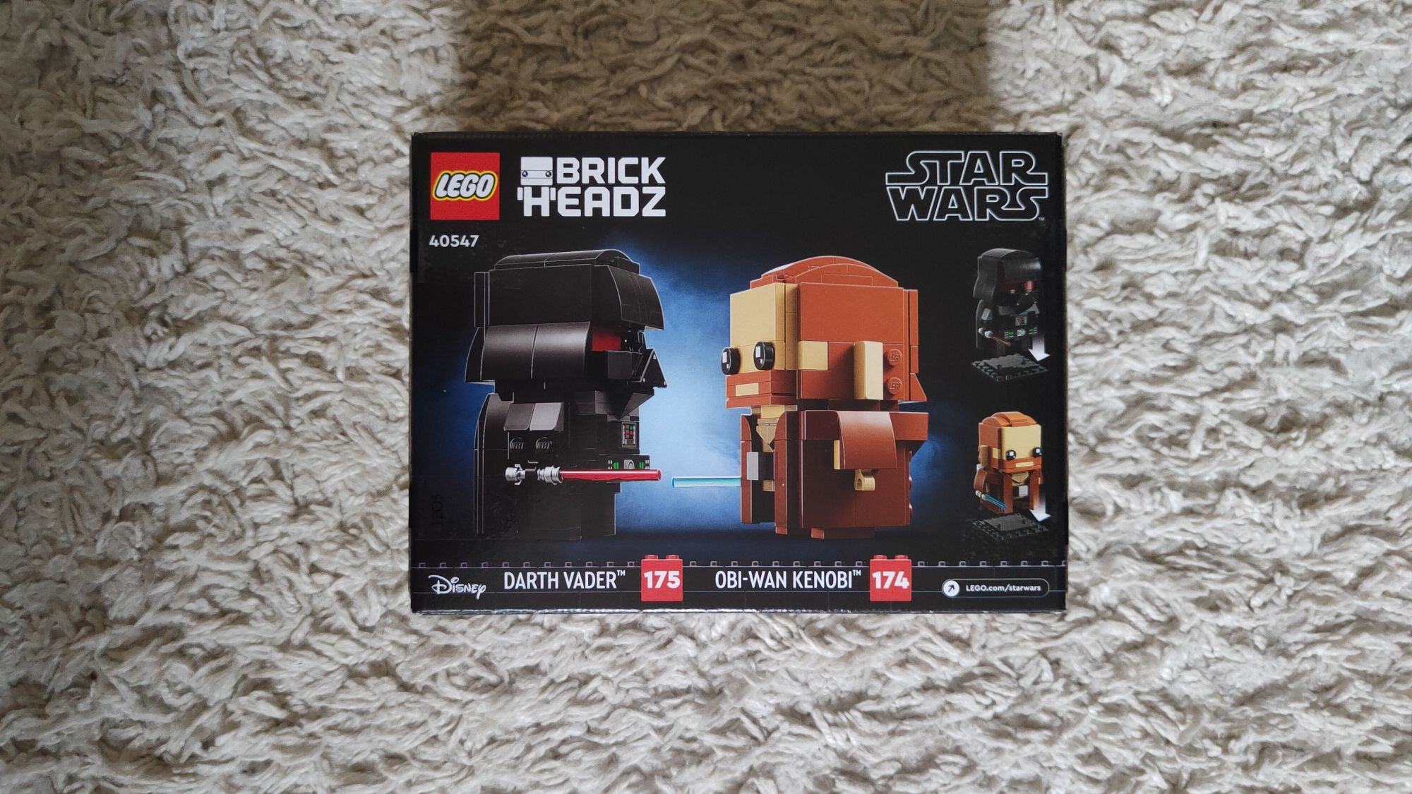 Nowy zestaw Lego BrickHeadz 40547 Obi-Wan Kenobi i Darth Vader