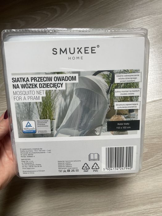 Siatka moskieterka na wózek, zabiezpieczenie