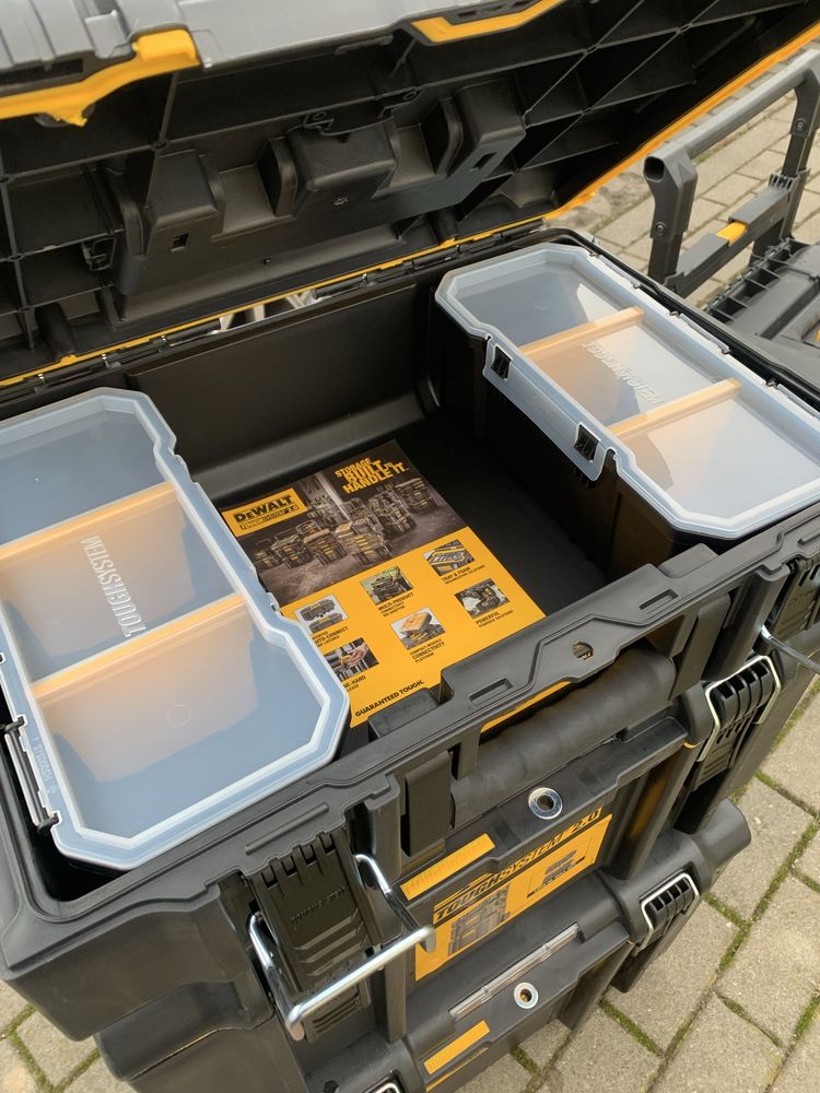 Zestaw skrzyń walizek DeWalt ToughSystem 2.0 nowe