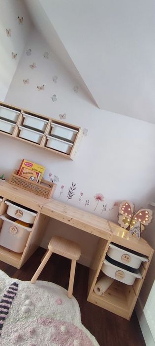 Drewniany blat łączący regały trofast /stolik/biurko dla dziecka 100cm