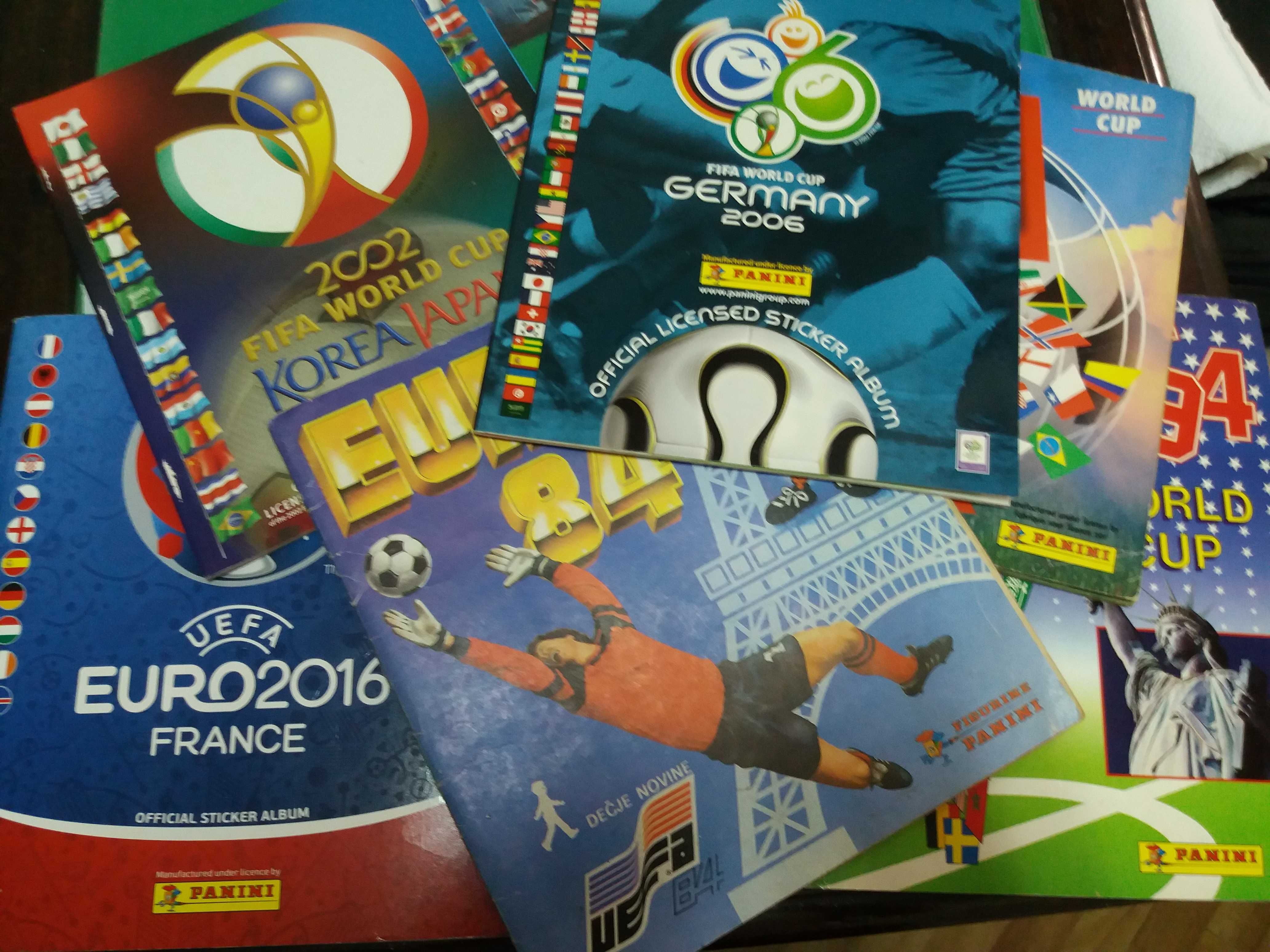 Cadernetas Cromos Futebol Completas Mundiais/Europeus