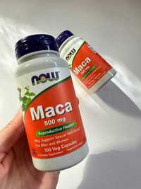 Maca Мака NOW Foods, мака, 500 мг, 100 веганських капсул