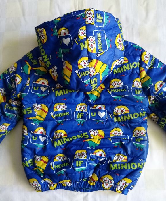 Деми куртка "Миньоны" 2-3 года