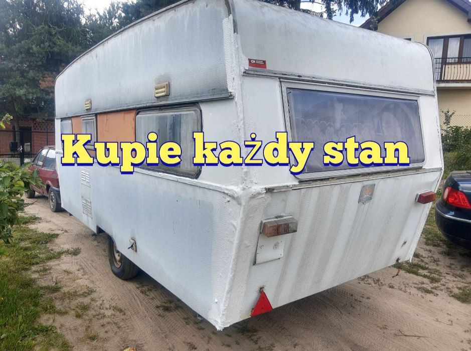 Skup przyczepa kempingowa hel Kuźnica Jastarnia Jurata dębki