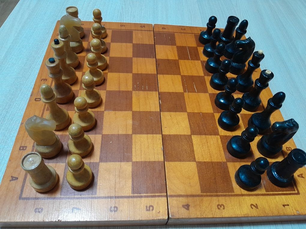 Шахматы ссср деревянные настольная игра вещи ссср