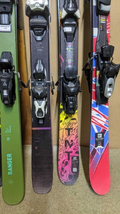 Лижі twin-tip твін-тіп, парк 140-165 см