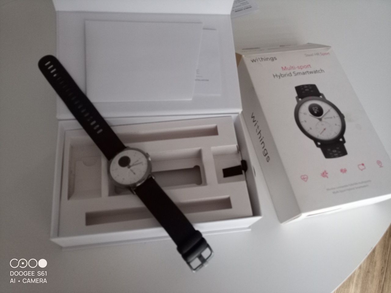 Smartwatch Withings Withings Steel HR Sport - biały