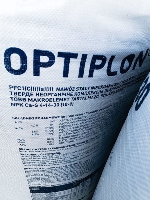 Wapno, Lubofoska, OptiPlon, Lubofos 12, Potafoska, Saletra, Saletrzak