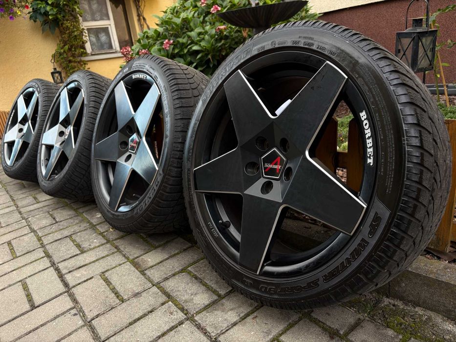 BORBET A Koła Alufelgi 5x112 Golf Leon Octavia Caddy Touran TT 18 cali