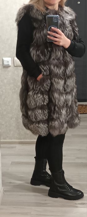 Жилетка з натурального хутра, М