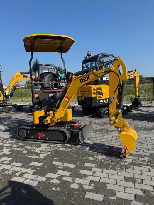 NEX N12 JOY nowa minikoparka silnik Yanmar pompa Shimadzu
