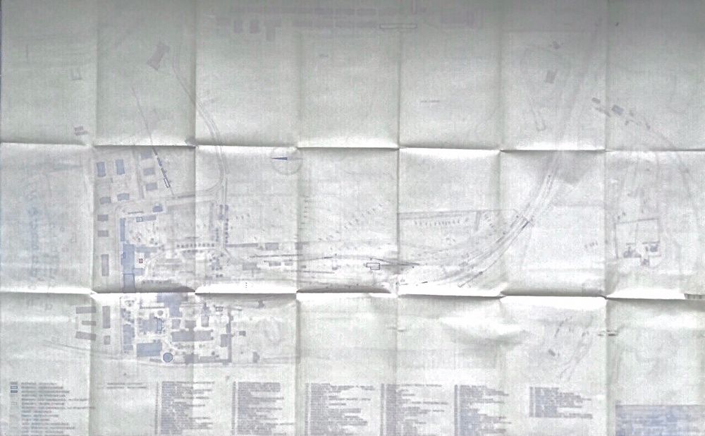 Czeladź 1960r stara mapa plan Kopalni Czerwona Gwardia