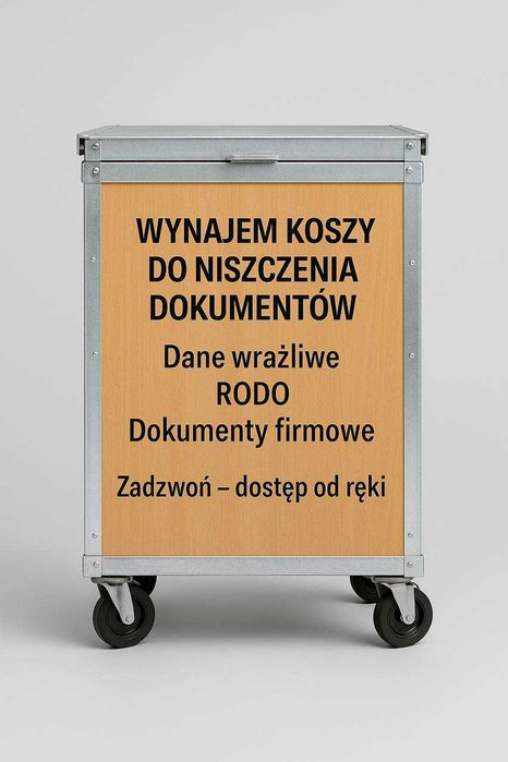 Wynajem Koszy Do Niszczenia Dokumentów
