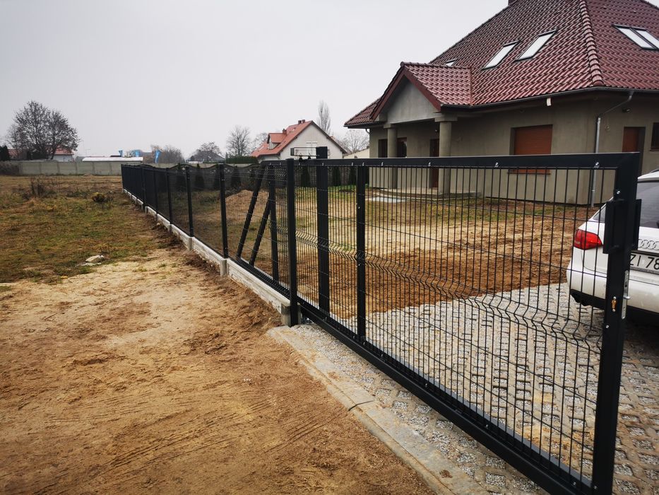 Ogrodzenia Panelowe kompletne. Palisada