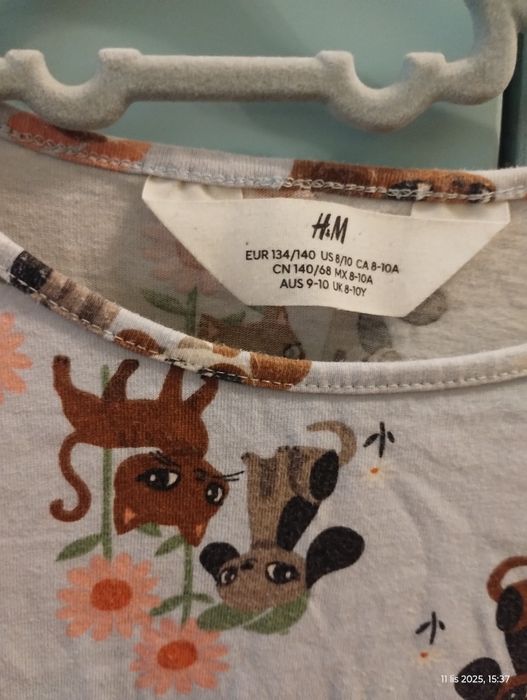 Błękitna sukienka H&&M