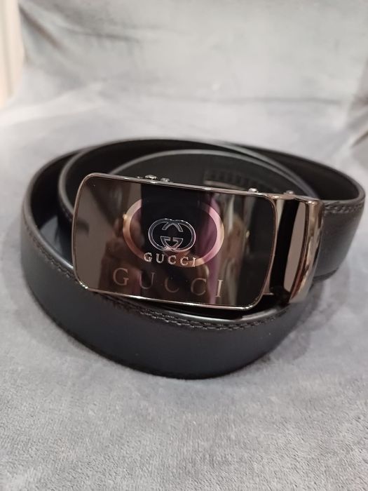 Nowy męski pasek gucci, max długość 130cm
