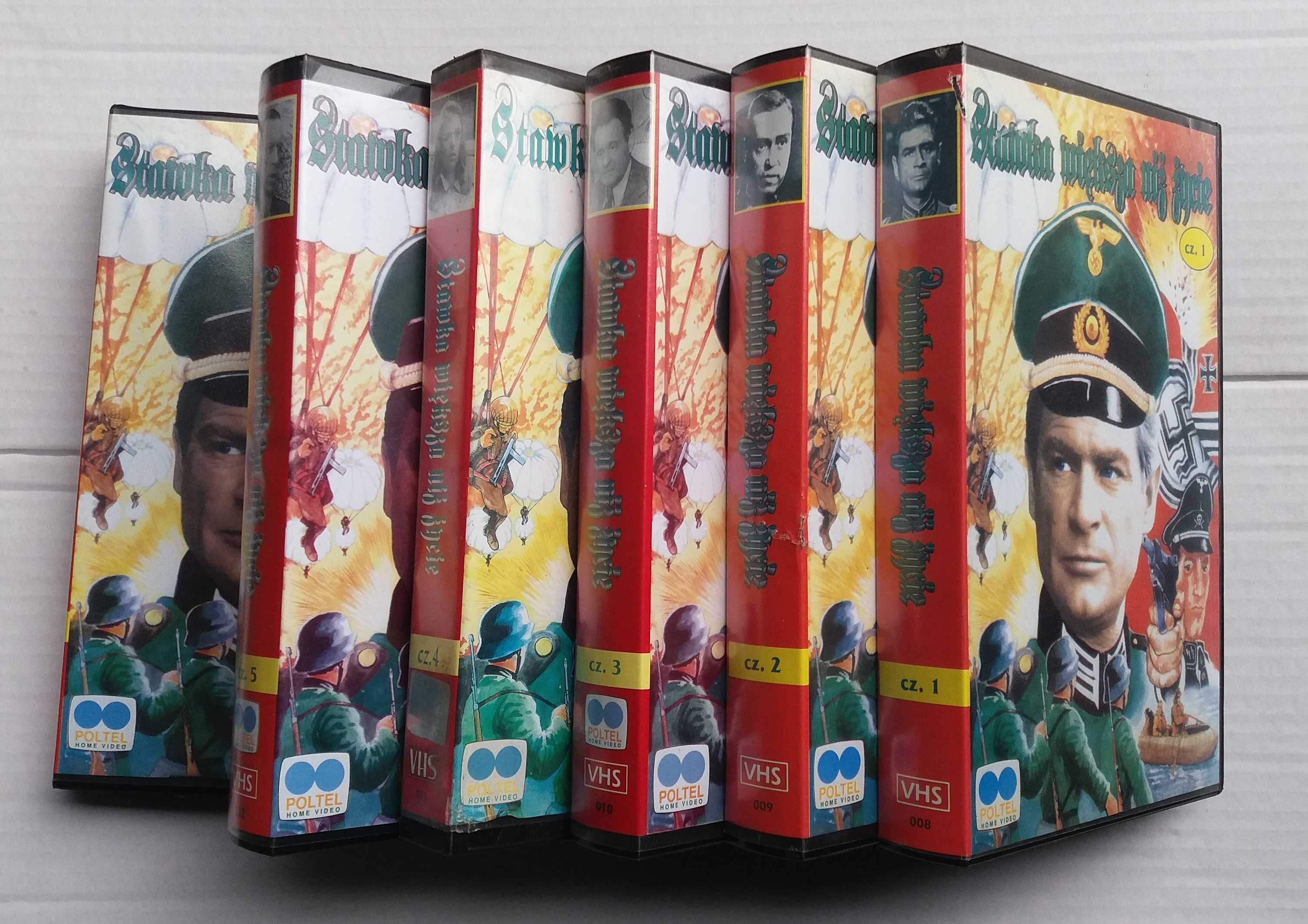 Stawka większa niż życie VHS komplet + gratis