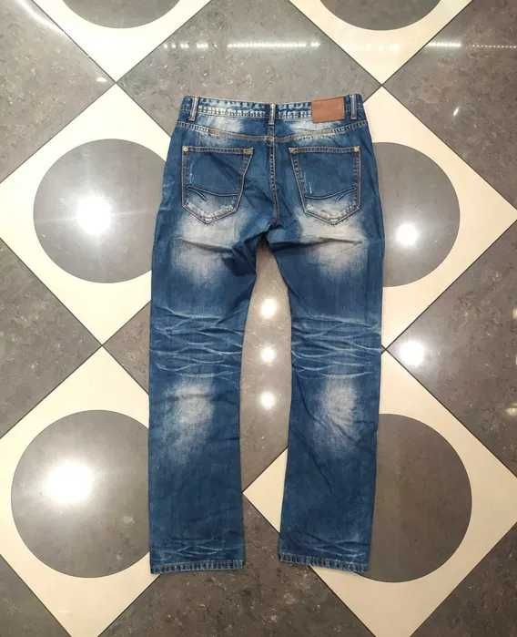 Spodnie jeansy męskie granatowe 33/32